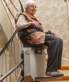 Move around with the stairlift
